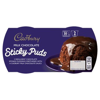 Cadbury Chocolate Sponge Pudding 2pack 95g