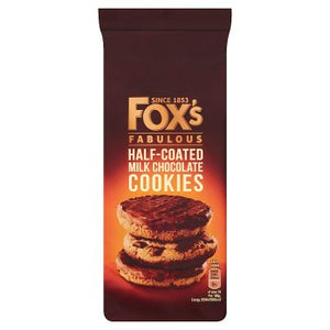 Fox Half Coated Chocolate Cookies 180g