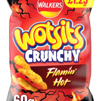 Wotsits Crunchy Flaming Hot 60g