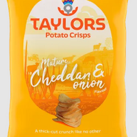 Taylors Mature Cheddar & Onion Crisps 40g