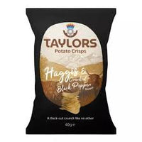 Taylors Haggis & Cracked Black Pepper Crisps 40g