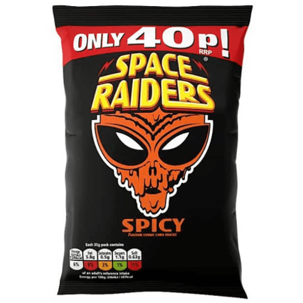 Space Raiders Spicy 25g