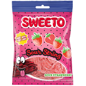 Sweeto Sour String Strawberry 80g