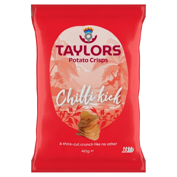 Taylors Chilli Kick Crisps 40g